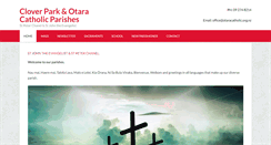 Desktop Screenshot of otaracatholic.org.nz